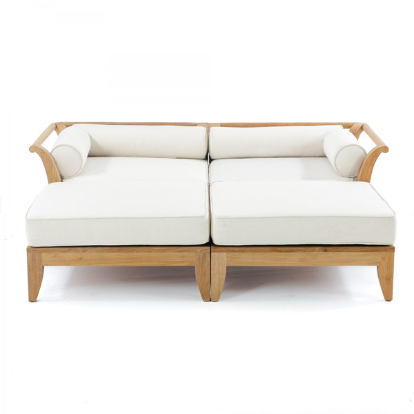 Westminster Teak 75'' Outdoor Patio Daybed Wayfair